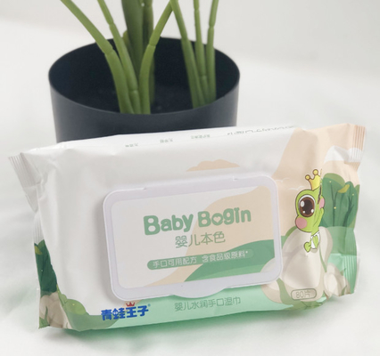 De douanebaby veegt Vrij Steekproefwater af afveegt Organische Natte Baby afveegt