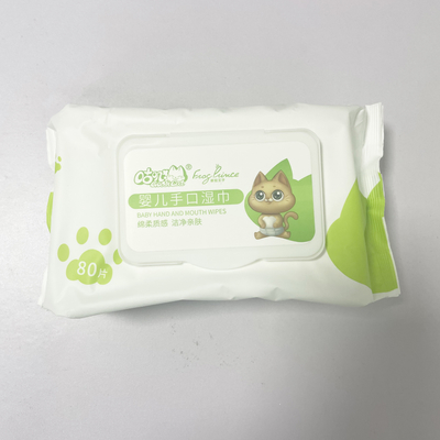De katoenen Zachte Baby veegt Gezonde Beschikbare Tiusse voor Pasgeboren Baby af