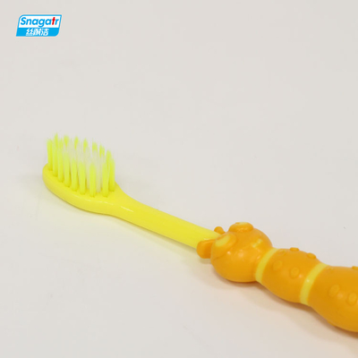 Gekleurde van het de Hygiënehulpmiddel van Beeldverhaalkinderen Mondelinge Zachte het Varkenshaartandenborstel PBT