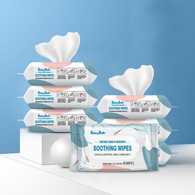 Van de Huidcoverless van het make-upvlekkenmiddel veegt het Reinigende Plastic Volwassen Wegwerpproduct Spunlace af