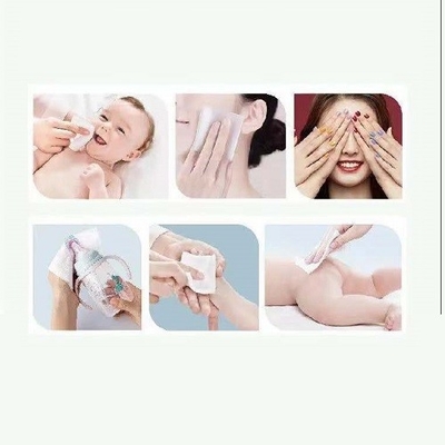 Katoenen niet Geweven Beschikbare Droog veegt voor de Zorg van de Babyshuid af