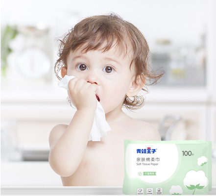 Het organische 80 PCs-Beschikbare Schoonmakende Natte de Babyweefsel van het Baby Zuivere Water veegt af