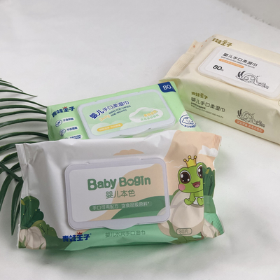 Biologisch afbreekbare Beschikbare veegt Nat van het Eco Vriendschappelijke Comfort voor Baby en Volwassene af