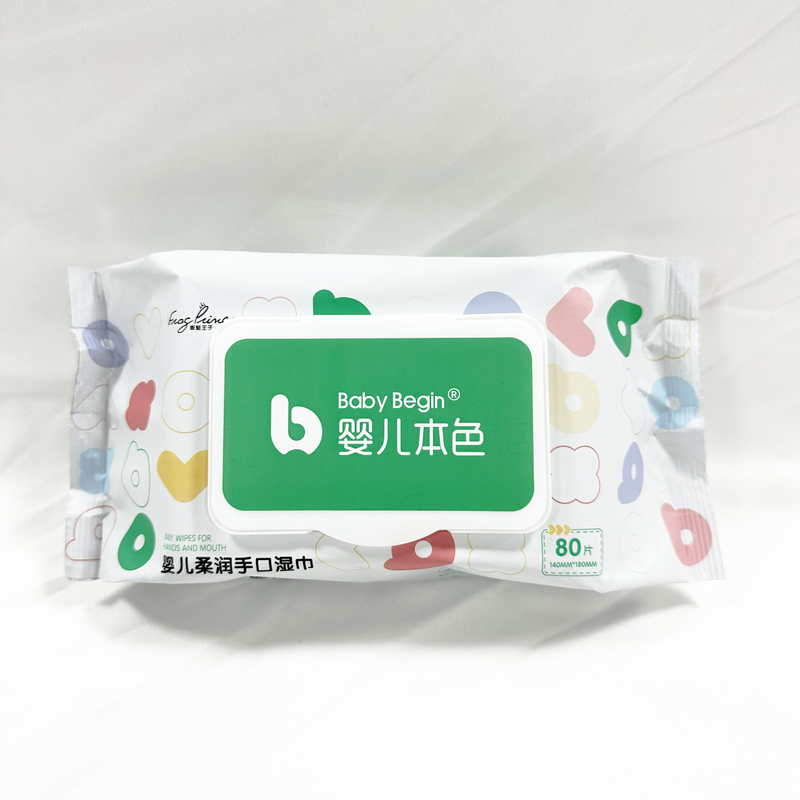 Natte Weefsel van de aangepaste Persoonlijke veegt het Schoonmakende Zorgbaby organisch bamboe voor baby het schoonmaken af