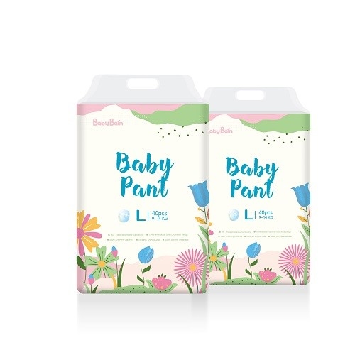 OEM of ODM de Katoenen Baby trekt Broek Hoge Absorptie Opleidingsbroek uit